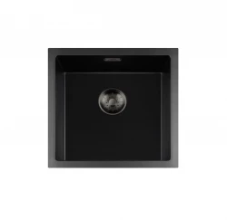 Lorreine BQ sarja pesuallas 45x45cm musta gun metal -tulpalla 40BQ-T-GUNMETAL