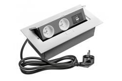 Suorakaiteen muotoinen upotettu pistorasia 1208958687