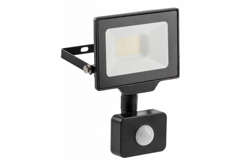 G-TECH LED-tulva valo liiketunnistimella, 20W, 2000lm, AC220-240V, 50/60 Hz, PF>0,9, RA>80, IP65, 120°, 4000K, musta 1208959174