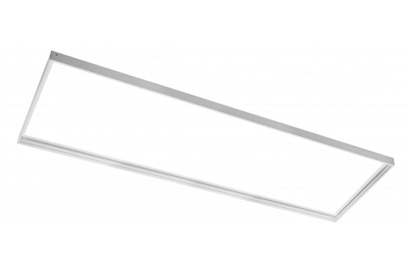 LED-paneelien pinta-asennuksen kehys 30x120cm (TYPU KING, PRINCE, INNOVO), ilman ruuveja, valkoinen 1208959229