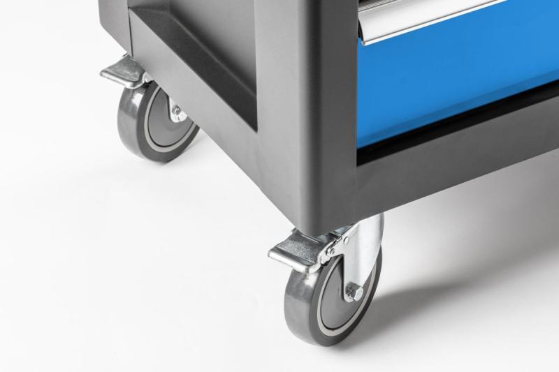 Hoegert-työkalukaappi, jossa on 7 laatikkoa ja sivuovi. 1208962009