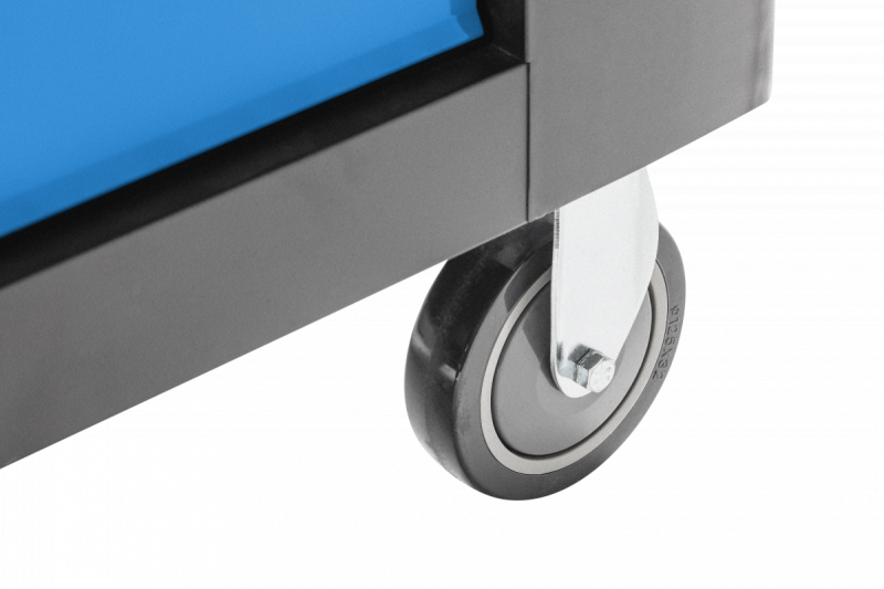 Hoegert-työkalukaappi, jossa on 7 laatikkoa ja sivuovi. 1208962009