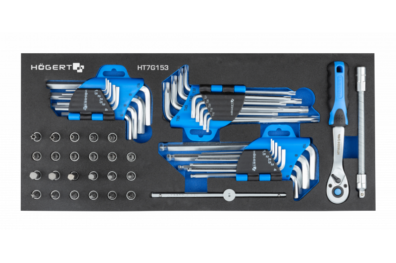 Hoegert Kuusikulmainen avainsarja 53 kappaletta. 1208962060