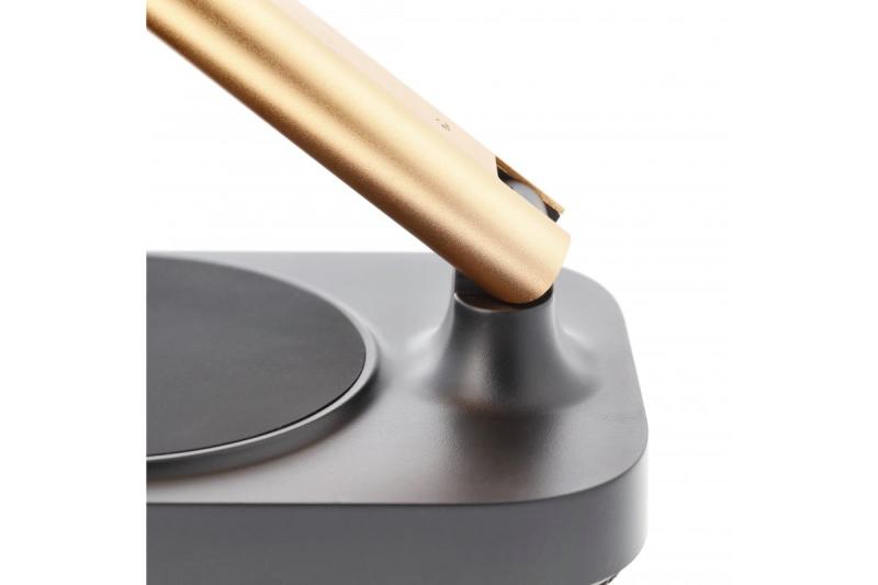 Decor Desktop lamp Bressi 8W 450lm AC220-240V 3-CCT Wireless Charging USB PF>0 5 RA>80 Black / Gold 1208962479