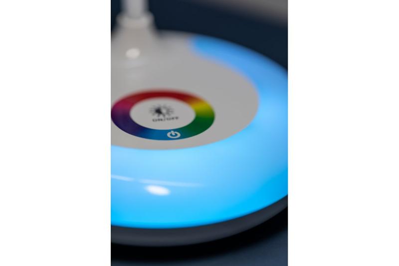 Sier Tafellamp GALACTIC LED 5W 240lm 5V DC 4000K RGB basis USB-laden wit lichaam 1208962485