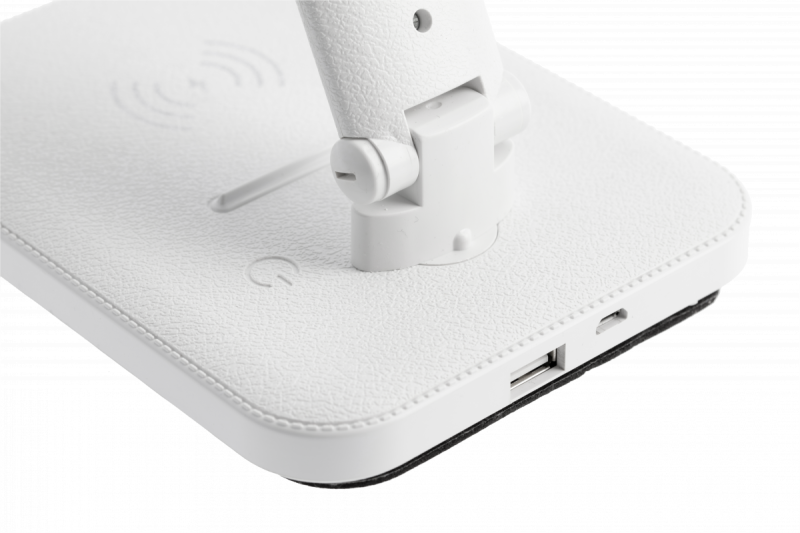 Decor IZUKA LED-pöytävalaisin 6W 400 lm AC220-240V 50/60Hz CCT induktiolaturi valkoinen. 1208962496