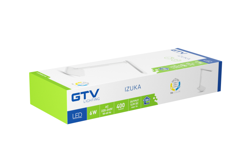 Decor IZUKA LED-pöytävalaisin 6W 400 lm AC220-240V 50/60Hz CCT induktiolaturi valkoinen. 1208962496