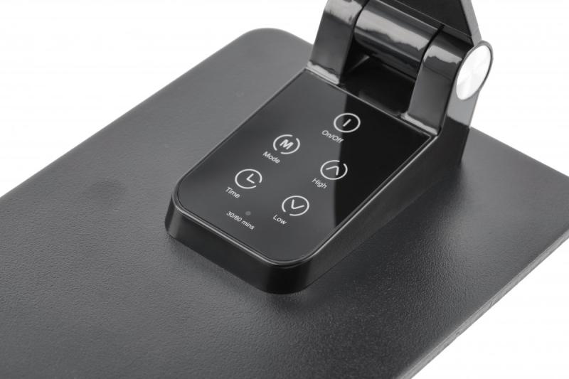 Decor Bureaulamp Loneos 12W 700lm AC220-240V 3-CCT 5-portainen himmennys RA>80 USB musta 1208962502