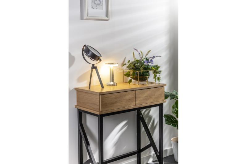 Decor Monum Desk Lamp 3W 200lm DC 5V 1A 3000 K 3 st. Dimming battery 1800 mAh inox 1208962503