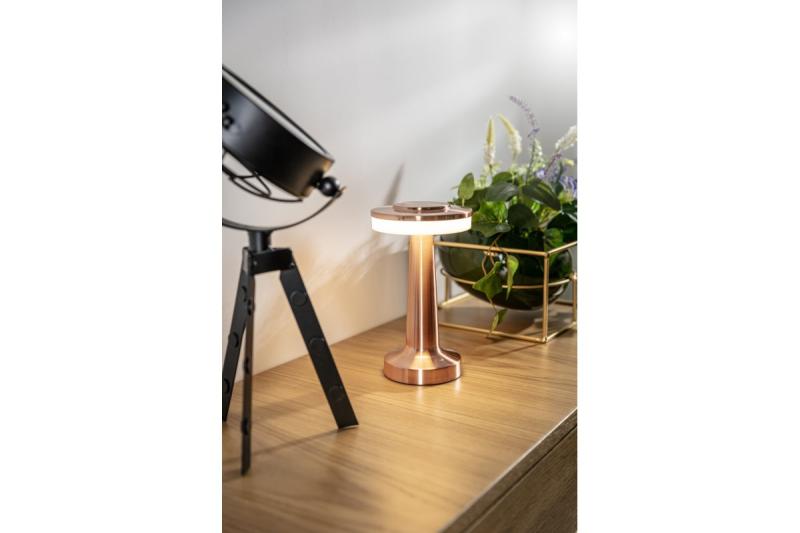 Decor Monum työpöytävalaisin 3W 200lm DC 5V 1A 3000 K 3 kpl Himmennettävä akku 1800 mAh kupari. 1208962506