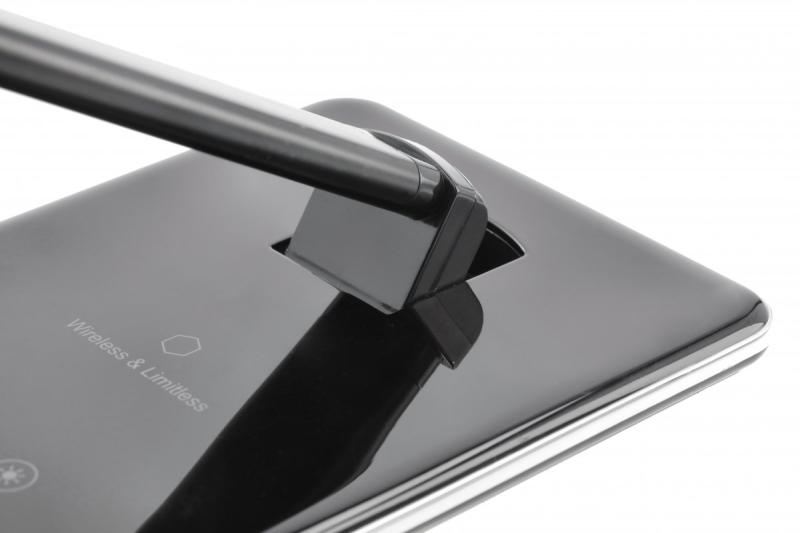 Decor Pöytälamppu Tritton 6W 340lm AC220-240V 4-CCT Langaton Lataus USB PF>0.5 RA>80 musta 1208962518