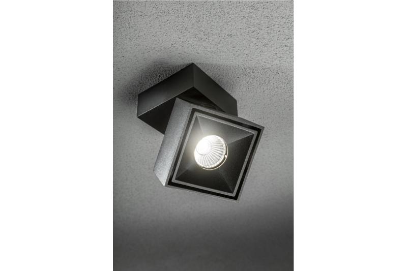 Decor LED luminaire BIANCO 8W 680lm AC220-240V 50/60 Hz PF>0 9 Ra≥80 IP20 IK06 36° 4000K square black 1208962670