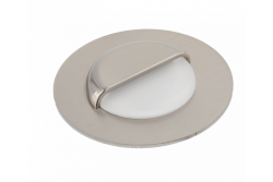 Decor LED staircase fixture ESCADA OB DC12V round frosted cover 0 8W 70lm 4000K inox cable 150cm