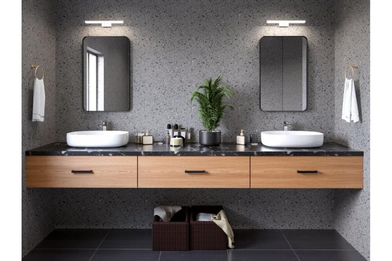 Decor Led luminaire Catania 600mm 12W AC220-240V 50/60Hz 4000K IP44 RA >80 960lm Chrome 1208962886