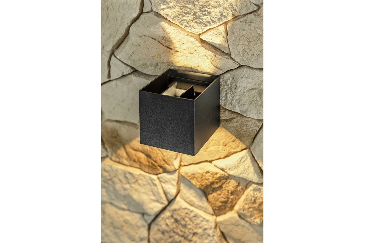 Decor MISSOURI-K LED lamp 7W 540lm AC220-240V 50/60 Hz PF>0.5 Ra≥80 IP54 IK08 4000K square black 1208962994 - Productafbeelding 2