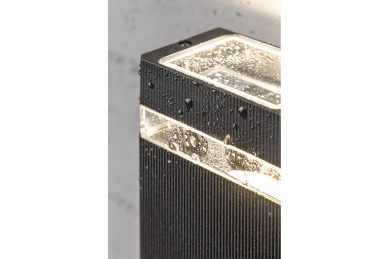 Decor Wall luminaire one direction NESSA GU10 MAX. 50W IP54 AC220-240V 50/60Hz black 1208963009