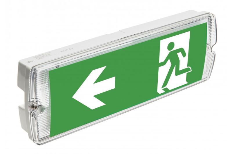 LED emergency fixture SAHER-3 LED DUO, 3W, 300lm, AC220-240V, 50-60Hz, IP65, 3h, 6400K 1208963123