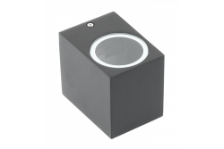 Seinävalaisin yksisuuntaisella liikenteellä TIAGO KW GU10 MAX.35W IP54 AC220-240V 50/60Hz musta. 1208963206