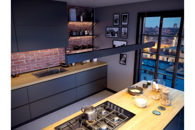 Decor LED suspended luminaire VILANA 42W (30W+12W) 4000K RA>80 220-240VAC 48/120° UGR<19 120cm black 1208963237