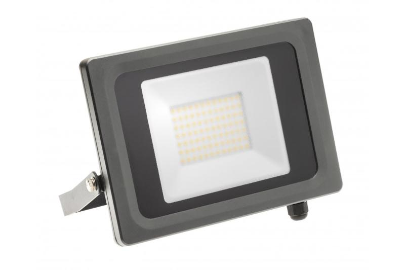 LED floodlight VIPER, 50W, 4500lm AC220-240V, 50/60 Hz, PF>0,9, RA>80, IP65, 120°, 4000K, gray 1208963241