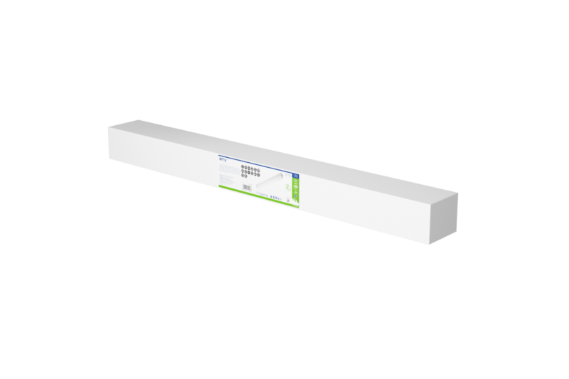 Decor Zita led luminaire with switch 600mm 15W AC220-240V 50/60Hz 4000K IP44 RA >80 1200lm White 1208963291