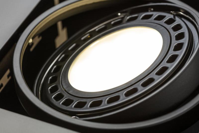 Decor PIREO ceiling luminaire flush-mounted SINGLE black/black 1208963774