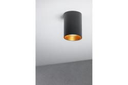 Decor Ceiling fixture AERO aluminium 70x100mm IP20 max. 20W round black 1208963807
