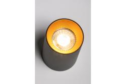 Decoreer Plafondarmatuur AERO II aluminium 70x100mm IP20 max. 20W pyöreä musta. 1208963809