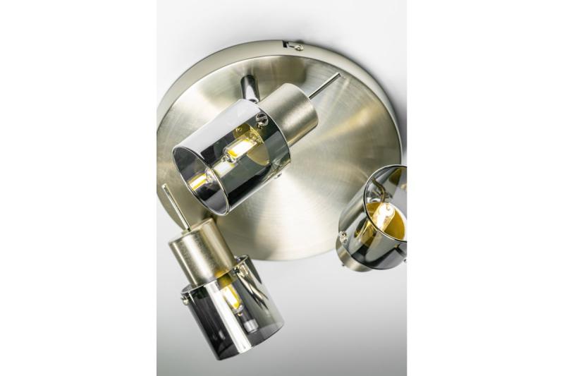 Deco Kattovalaisin ARALIA AC220-240V 50/60 Hz G9 maks.20W * 3 IP20 kolmoismusta 1208963812