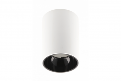 Decor Plafondarmatuur ARIES PC 73x105mm IP20 max 20W pyöreä valkoinen/musta. 1208963818