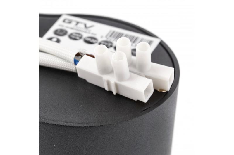 Decor Ceiling fixture AVEIRO DUO aluminium 160x80x85mm IP20 max 20W*2 round black 1208963826