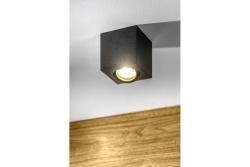 Decor Ceiling fixture AVEIRO aluminium 80x80x85mm IP20 max 20W square black 1208963828