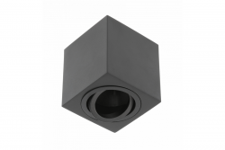 Decor Plafondarmatuur AVEIRO BIS alumiini 80x80x90mm IP20 max 20W neliö musta. 1208963836