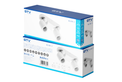 Decor Plafondvalaisin BLINK II max. 250V 50/60 Hz GU10 max. 20W*2 IP20 Dual White 1208963847