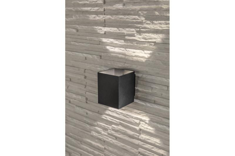 Decor Wall fixture  CAMPIONE aluminium G9 IP20 max. 40W IP20 square black 1208963849