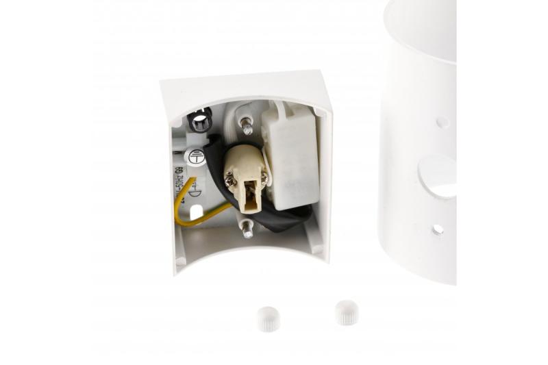 Decor Wall fixture  CAMPIONE aluminium G9 IP20 max. 40W IP20 round white 1208963852