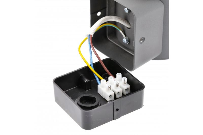 Decor Garden fixture CORTA-AU E27 MAX.25W IP44 AC220-240V 50-60Hz upper straight wall lamp anthracite 1208963857