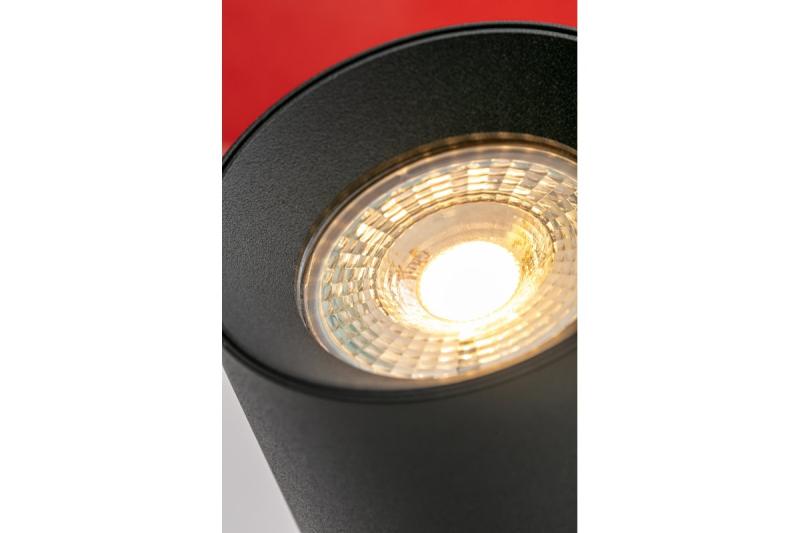 Deco Plafondivalaisin FARGO 2 alumiini 70x166mm IP20 max 20W pyöreä musta. 1208963880