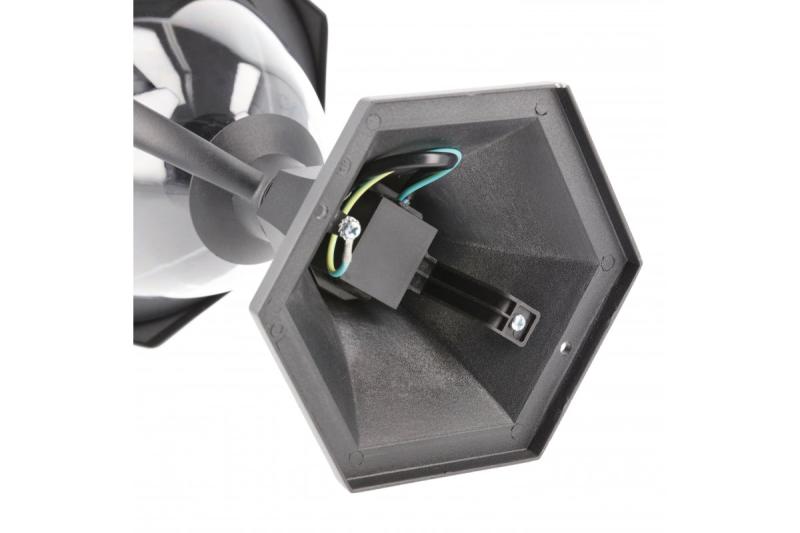 Decor Puutarhavalo GRANDE-P 31 E27 MAX.60W IP54 AC220-240V 50-60Hz pylväs musta. 1208963886