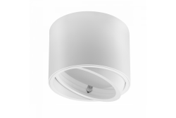 Decor ISUMI kattovalaisin säädettävällä kulmalla, alumiini 130x100 IP20 ES111 GU10 pyöreä valkoinen. 1208963895