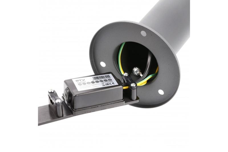 Decoreer KERTA-P 50 tuinlamp E27 MAX.12W IP44 AC220-240V 50-60Hz paalu grafiitti 1208963907