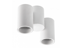 Decori kattovalaisin LUPO alumiini 17.5x5.6x11.5 IP20 2*GU10 max. 50W pyöreä valkoinen. 1208963925