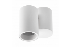Decor Plafondarmatuur LUPO aluminium 11.6x5.6x11.5 IP20 1*GU10 max. 50W pyöreä valkoinen. 1208963927