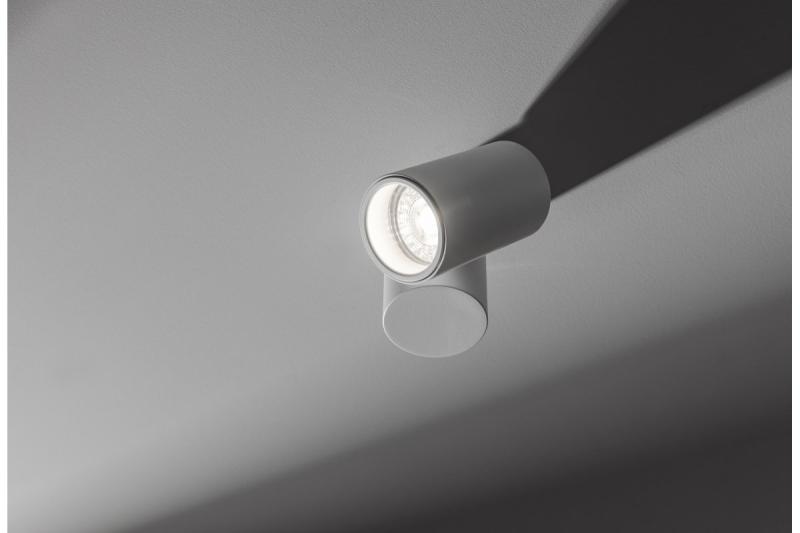 Decor Plafondarmatuur LUPO aluminium 11.6x5.6x11.5 IP20 1*GU10 max. 50W pyöreä valkoinen. 1208963927