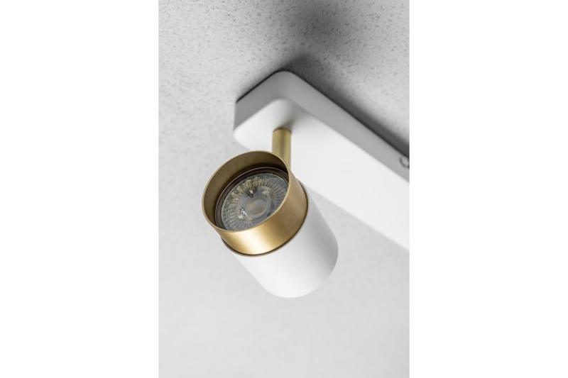 Decor Kattovalaisin ORIO alumiini 24.0x5.5x14.0 IP20 2*GU10 max. 50W pyöreä valkoinen. 1208963964