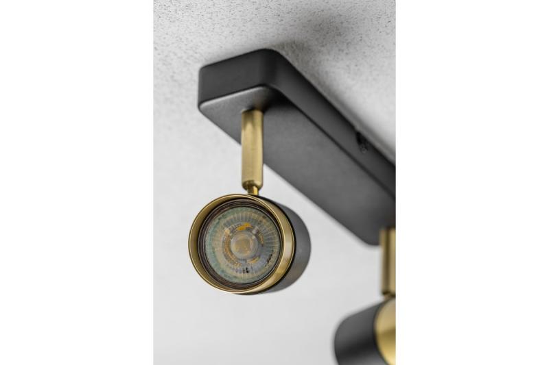 Deco Plafondivalaisin ORIO alumiini 24,0x5,5x14,0 IP20 2*GU10 max. 50W pyöreä musta. 1208963965