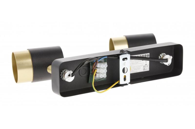 Deco Plafondivalaisin ORIO alumiini 24,0x5,5x14,0 IP20 2*GU10 max. 50W pyöreä musta. 1208963965