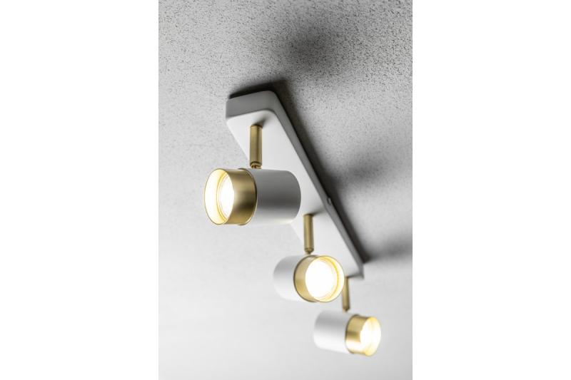 Decor Plafondarmatuur ORIO alumiini 43.0x5.5x14.0 IP20 3*GU10 max. 50W pyöreä valkoinen. 1208963966