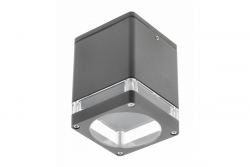 Deco Kattovalaisin RIVEN alumiini 102x120 IP54 max 35W neliö grafiitti. 1208963983
