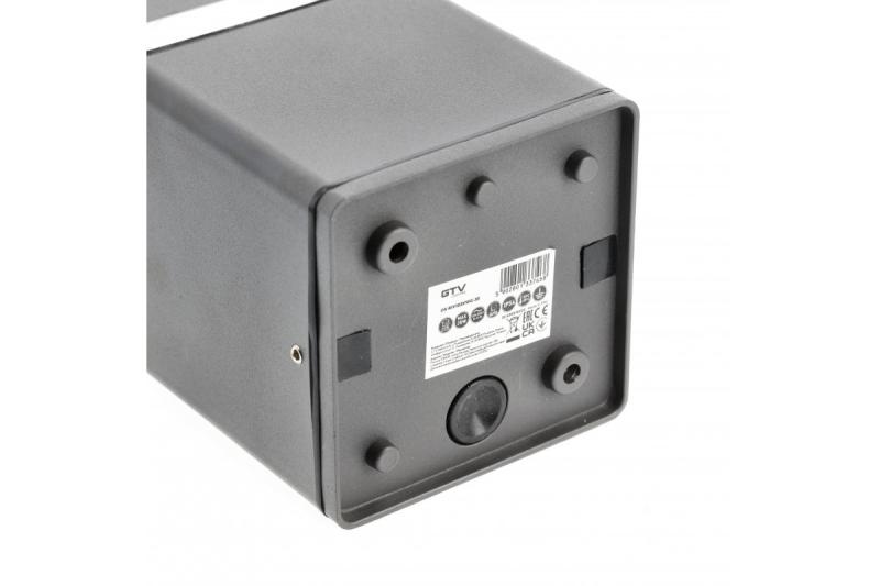 Deco Kattovalaisin RIVEN alumiini 102x120 IP54 max 35W neliö grafiitti. 1208963983